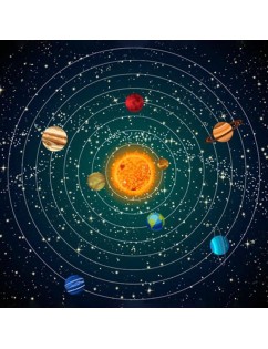 Unique Solar System Nine Planets Learning 3D Paper DIY Toys Jigsaw Puzzle