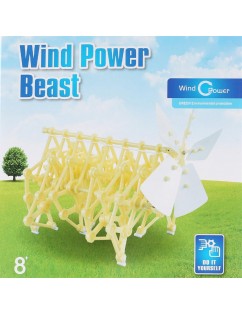 Wind Powered DIY Walking Walker Strandbeest Model Kits Novelty Toy for Kids