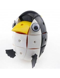 90 Pcs Black & White Penguin Blocks Model Magnetic Wisdom Deformable Jigsaw
