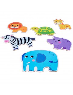 Wooden block figure traffic enlightenment jigsaw puzzle animal hand grasp board cognitive board puzzle children early education puzzle animal traffic
