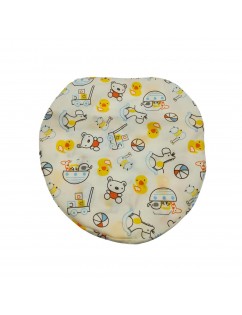 Infant pillow neonatal correction prevent deviation head 0-3 years old set pillow children pillow baby memory cotton small head pillow bear head rice white pillow