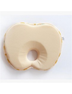 Infant pillow neonatal correction prevent deviation head 0-3 years old set pillow children pillow baby memory cotton small head pillow bear head rice white pillow