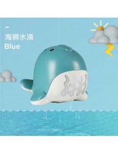 Little Bass Children sea lion water dripping water toy baby elephant water dripping rain cloud baby shower shampoo toy sea lion pink