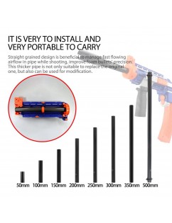 WOR KER Modified Barrel Extension Toy Gun Plastic Accessories for NERF