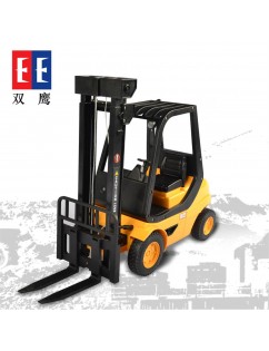 Engineering truck forklift truck toy children electric remote control car boy four-wheel drive crane car model gift 1:8 e521-001