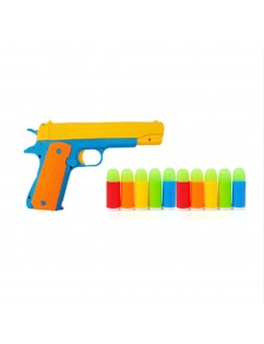 10pcs/lot Colorful Luminous Bullets Mini Soft Bullet Toy Gun For Pistol Gun